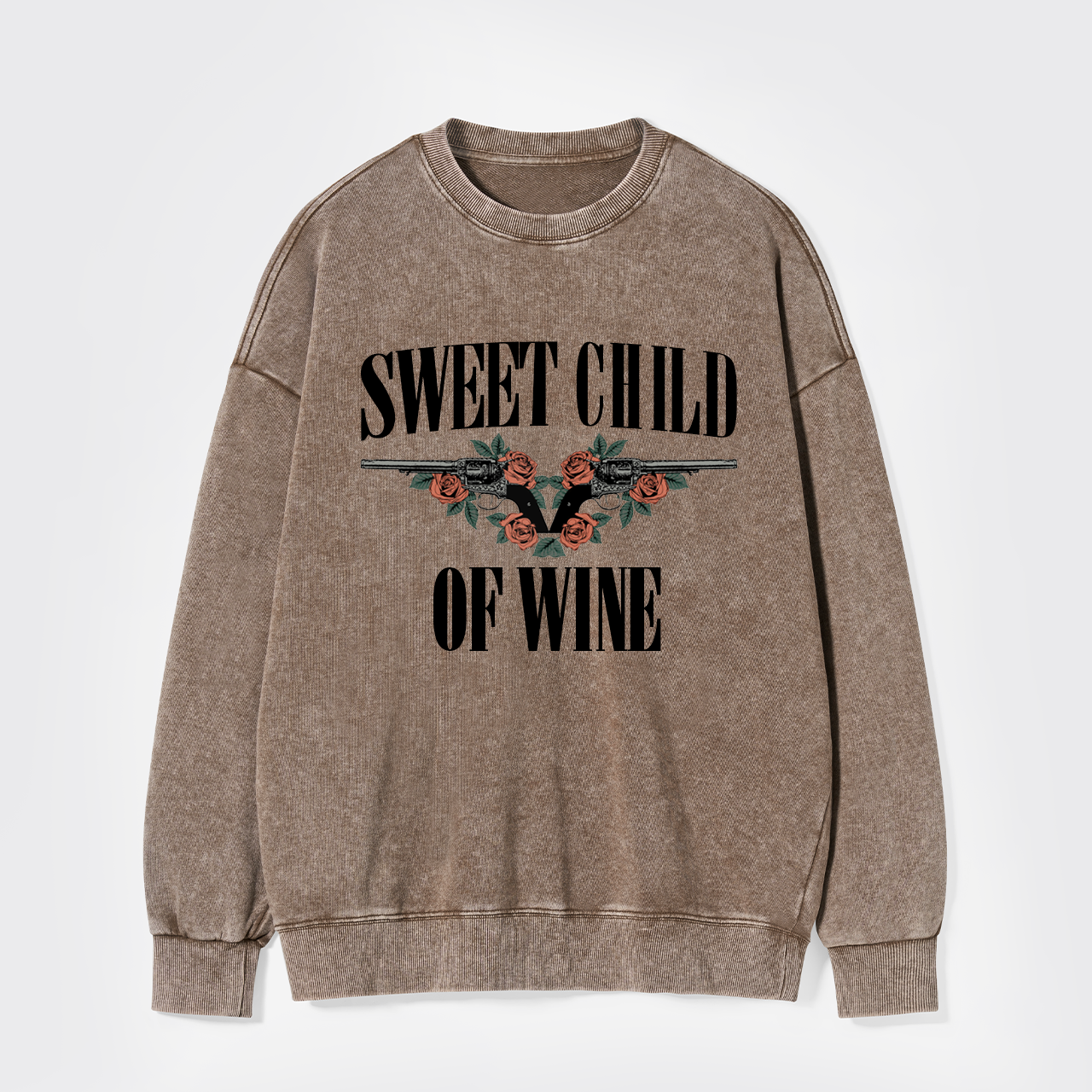 Sweet Child Of Wine Washed Sweatshirts