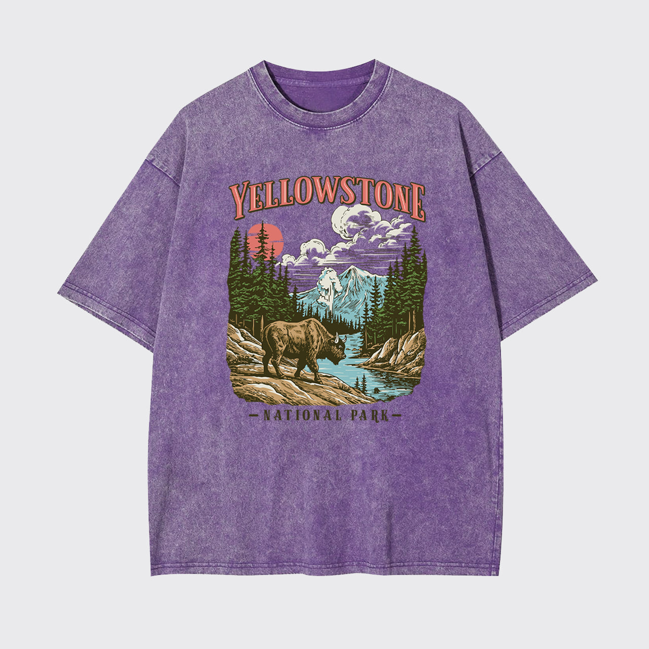 Vintage Yellowstone National Park Garment-dye Tees