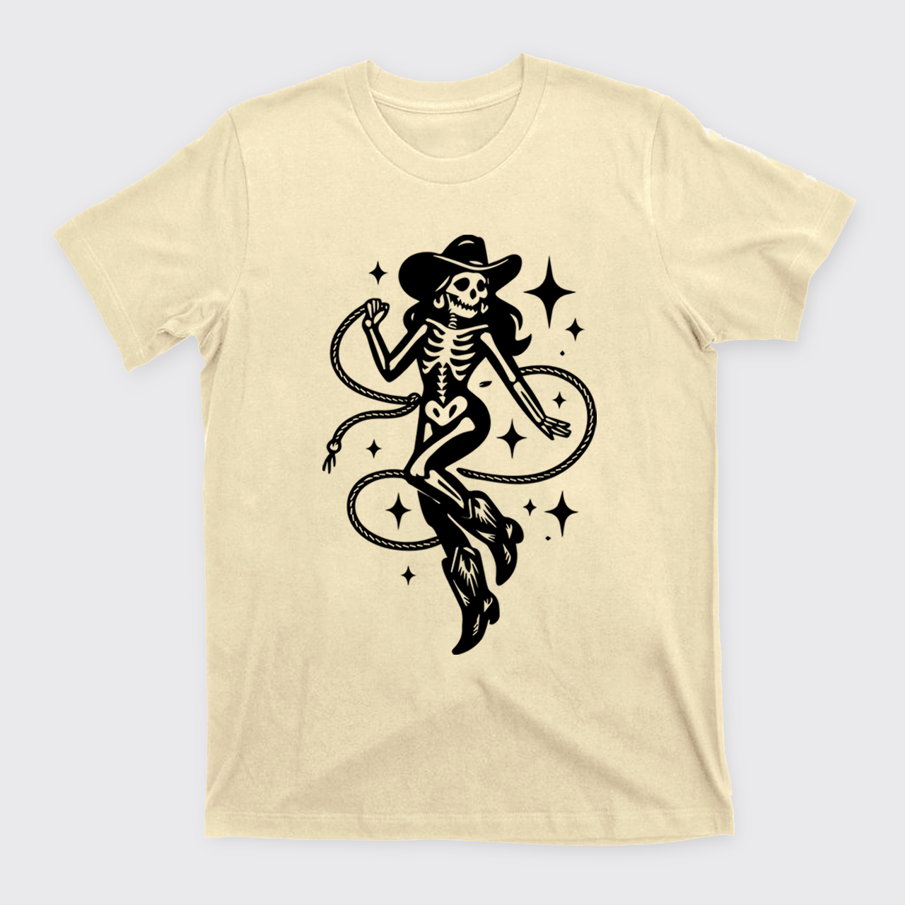 Halloween Skeleton Cowgirl T-Shirts