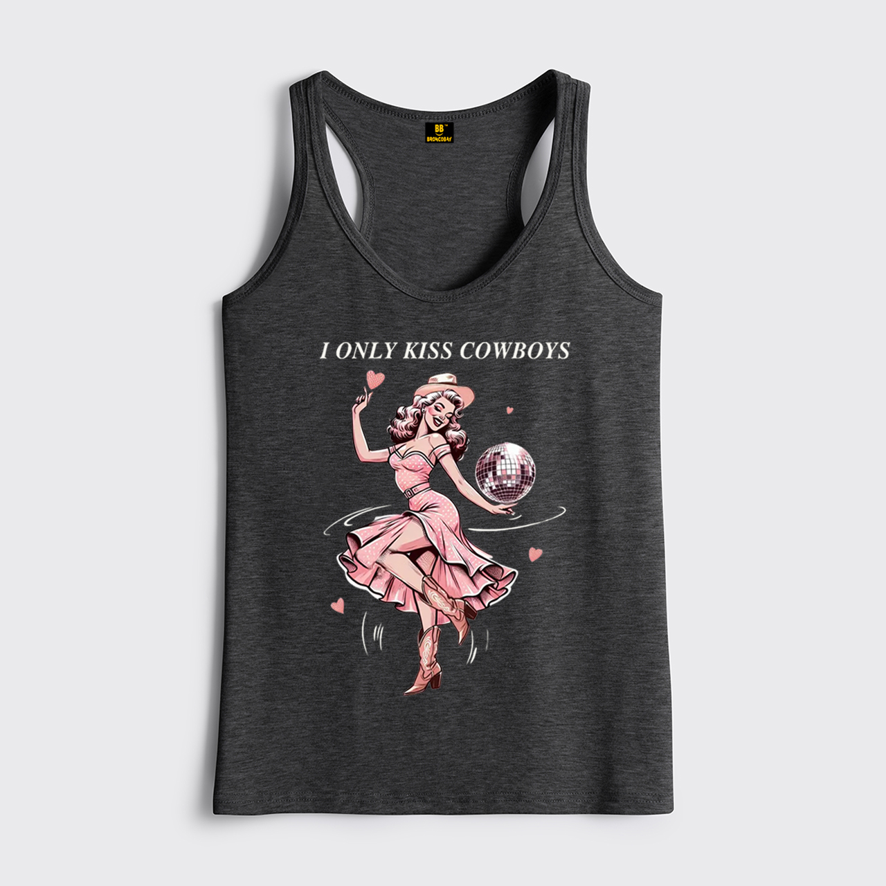 I Only Kiss Cowboys Classic Tanks