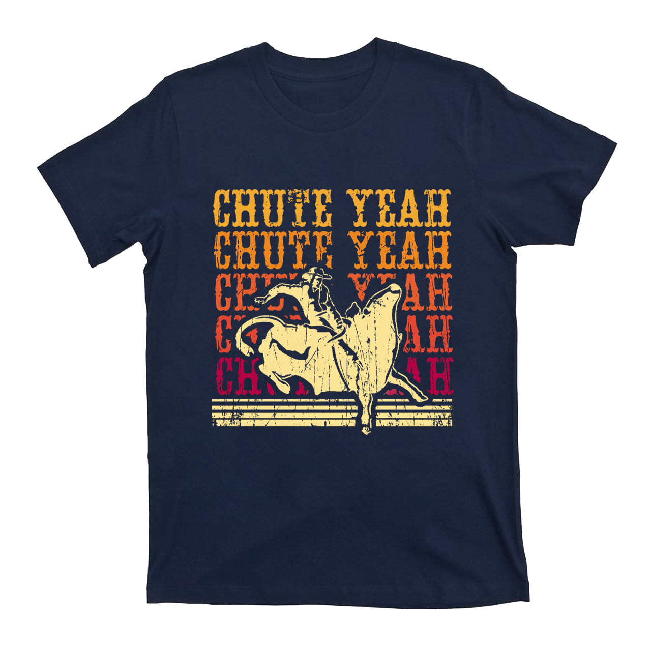 Funny Bull Rider Chute Yeah T-Shirts