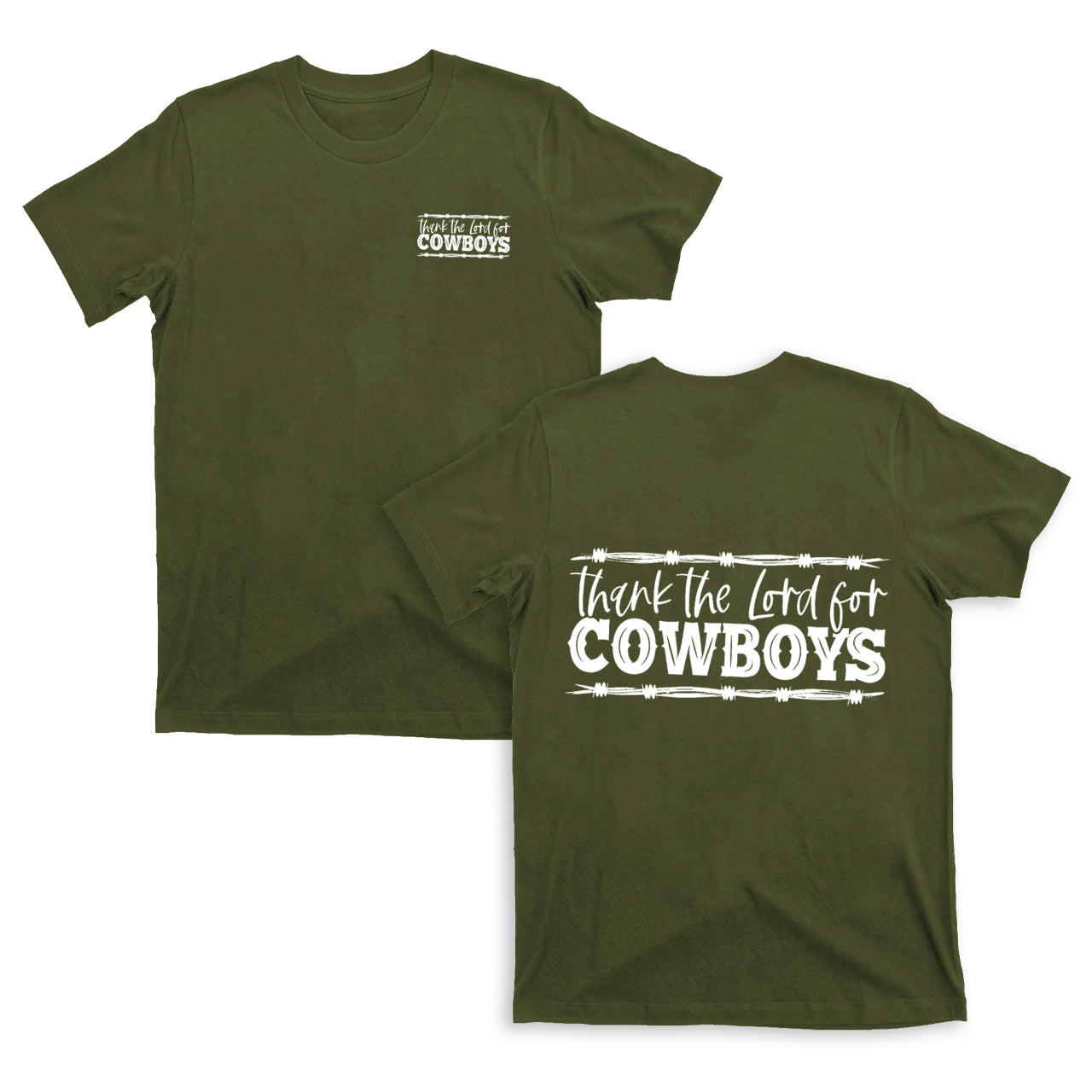 Thank the Lord for Cowboys T-Shirts