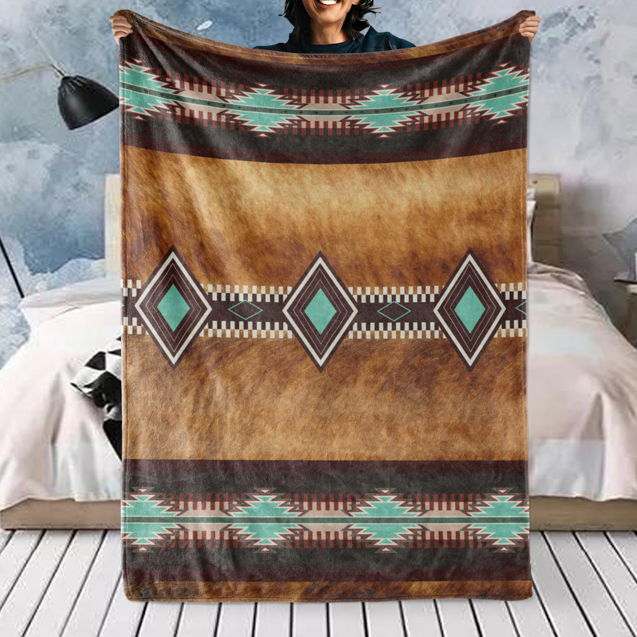 Aztes Westner Cowboy Classic Elements Blanket