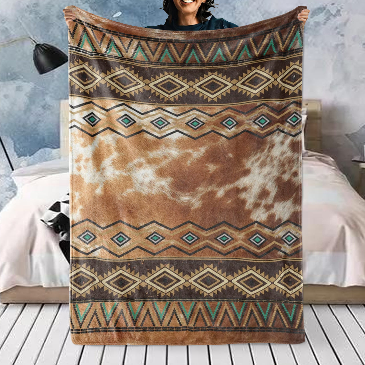 Aztec Cowboy Classic  Blanket