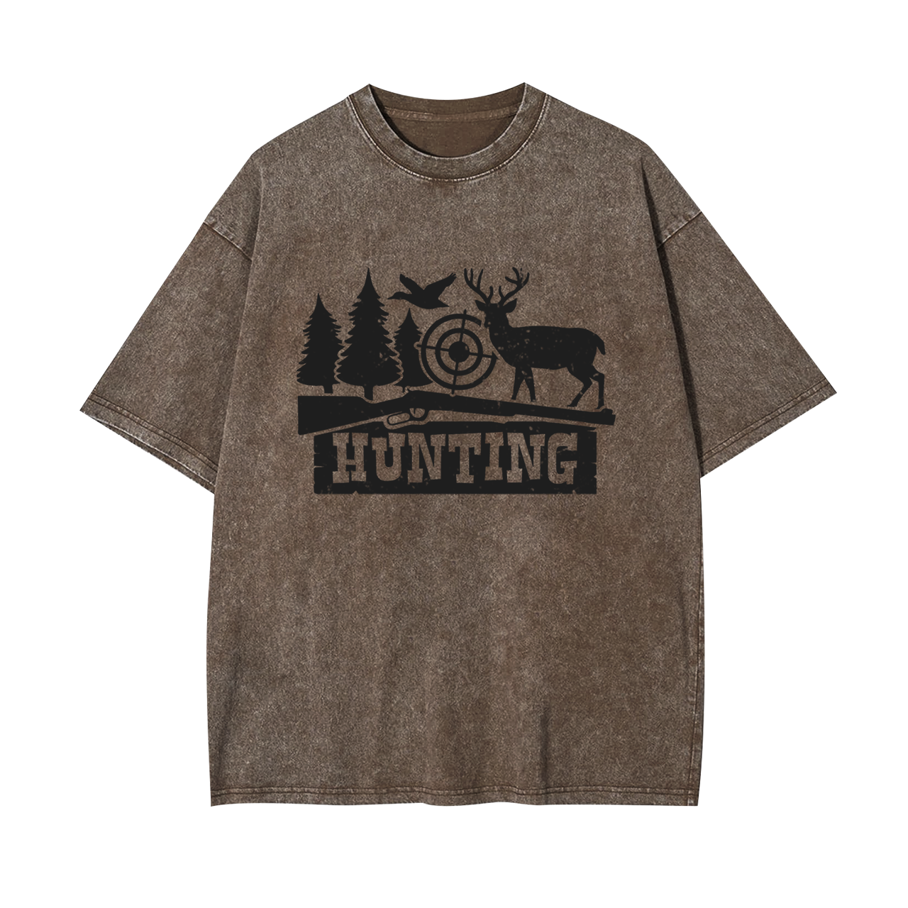 Hunting And Elk Garment-dye Tees