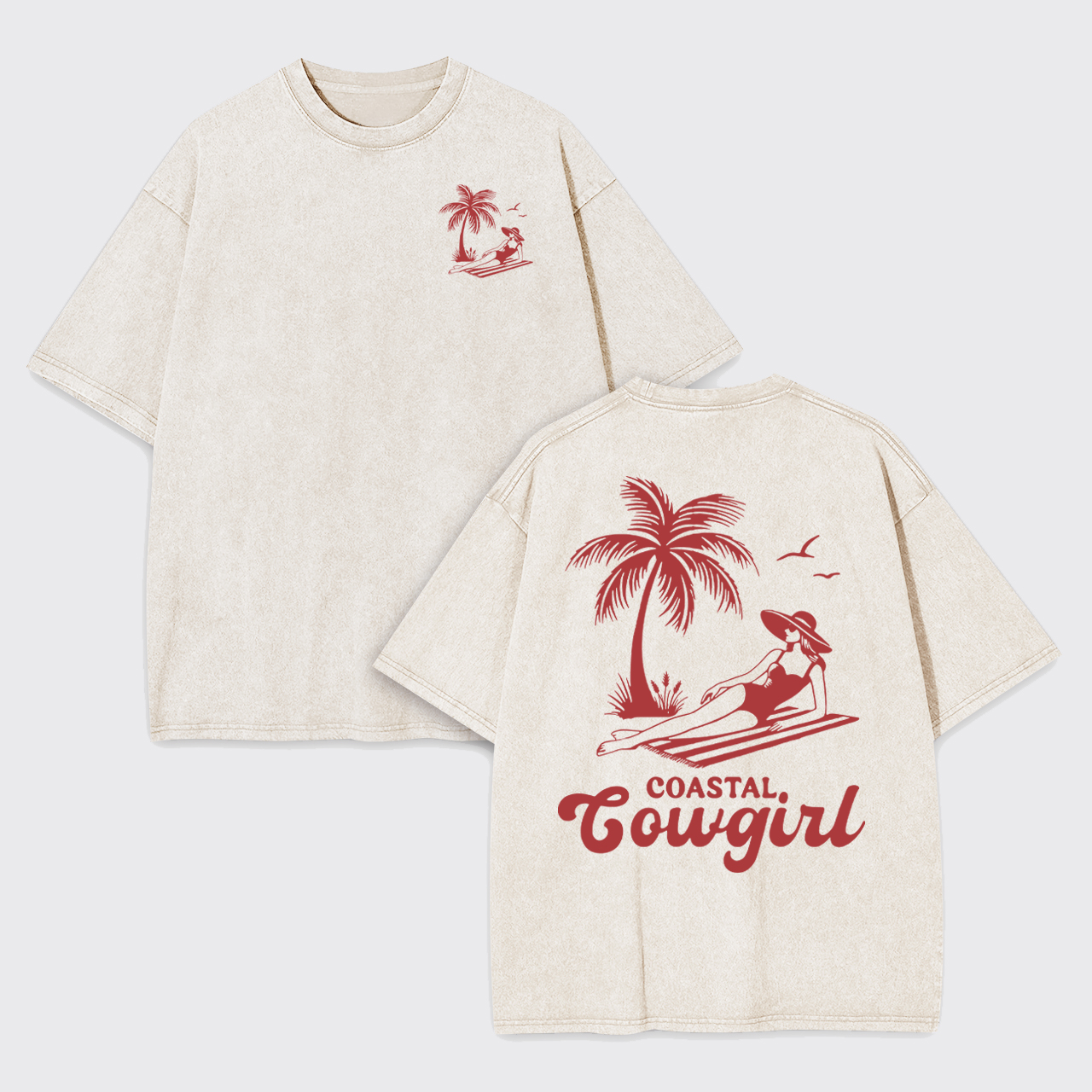 Coastal Cowgirl Garment-dye Tees