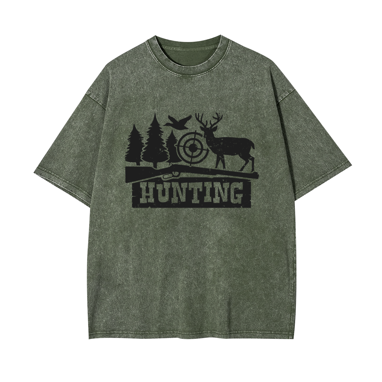 Hunting And Elk Garment-dye Tees