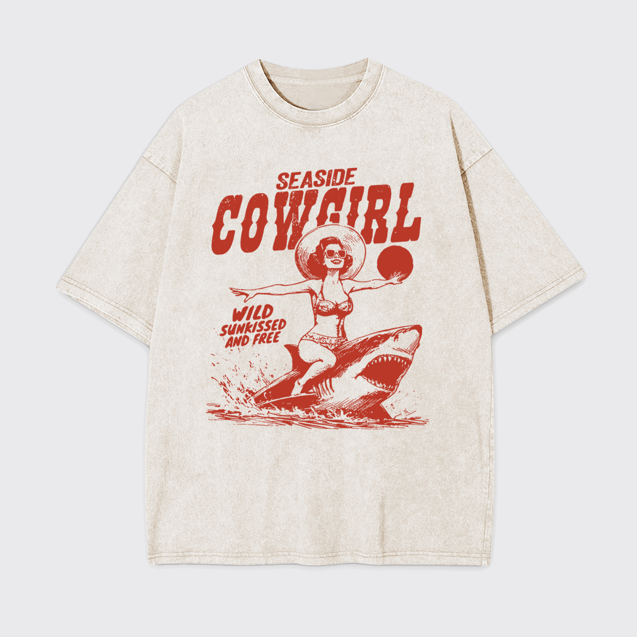 Seaside Cowgirl Wild Garment-dye Tees