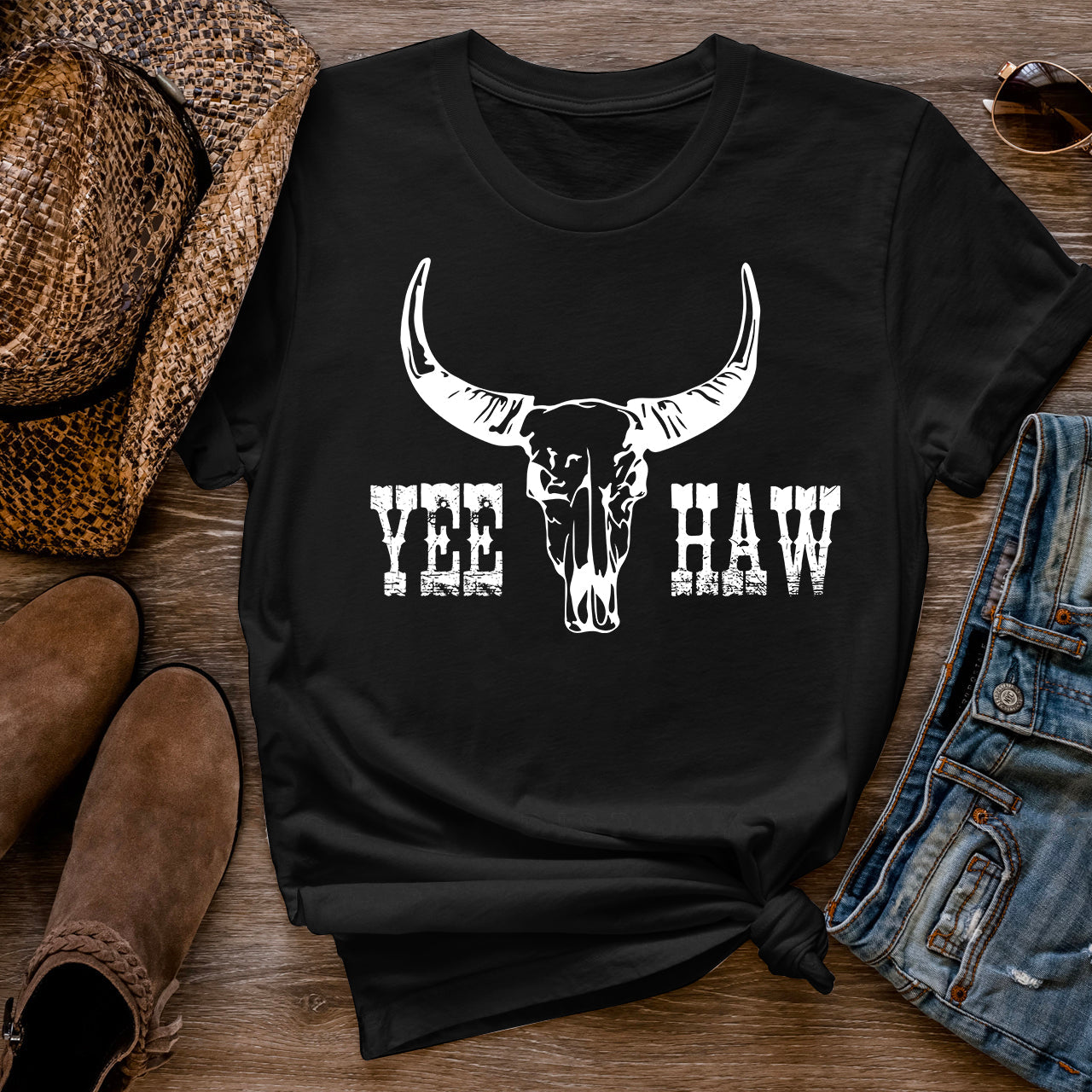 Western Desert Vibes Cowboy Tee