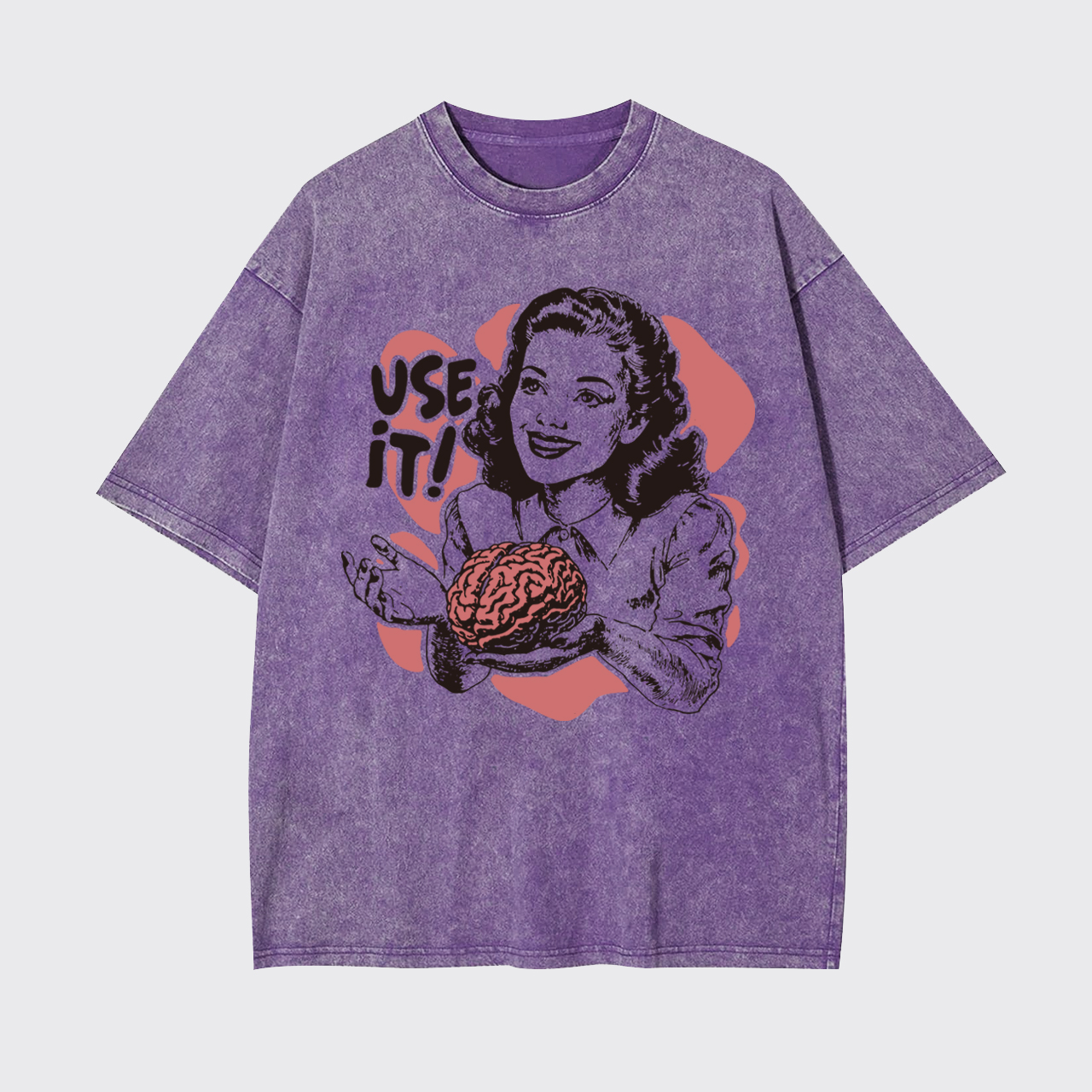 Sarcastic Use Your Brain Garment-dye Tees