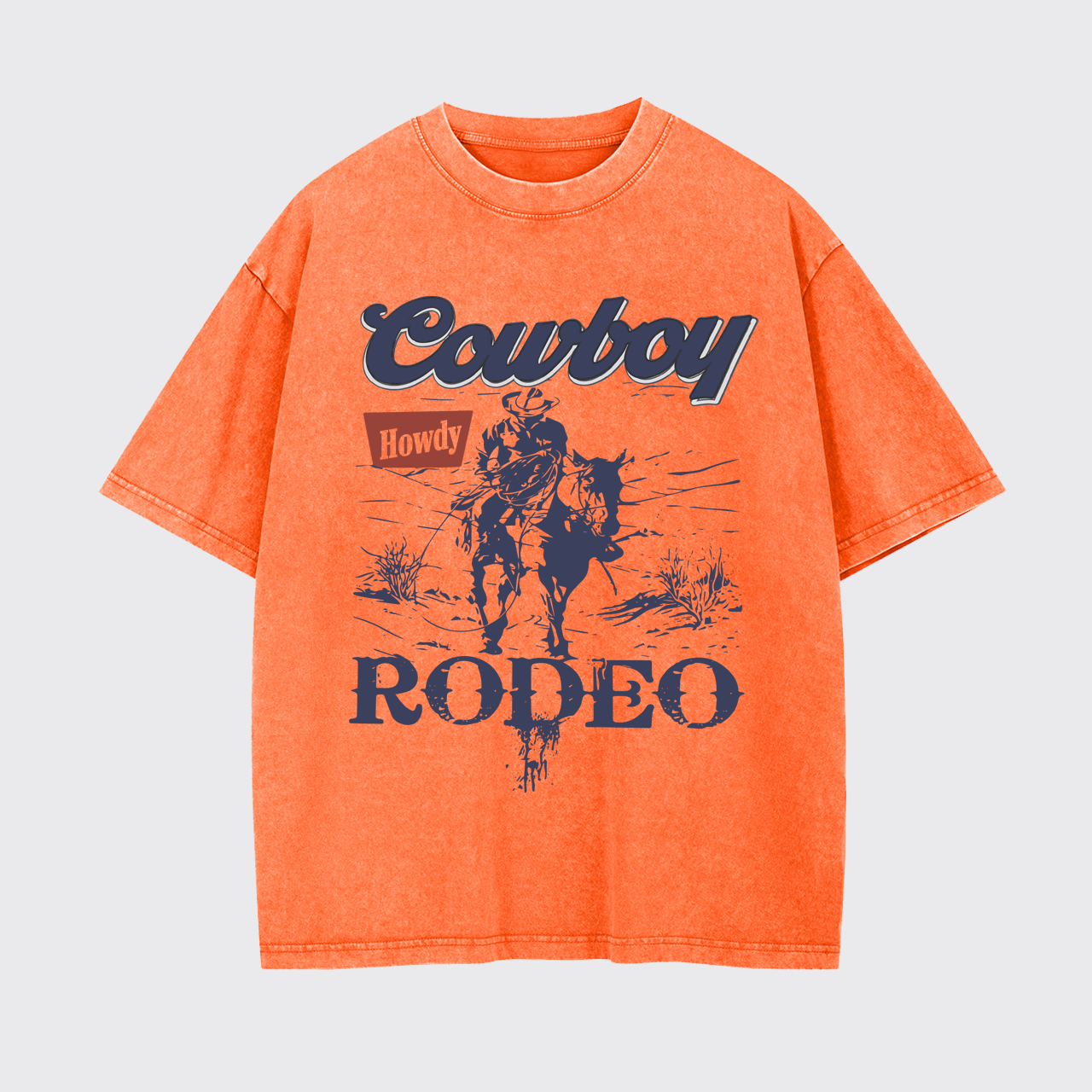 Wild West Cowboy Rodeo Garment-dye Tees
