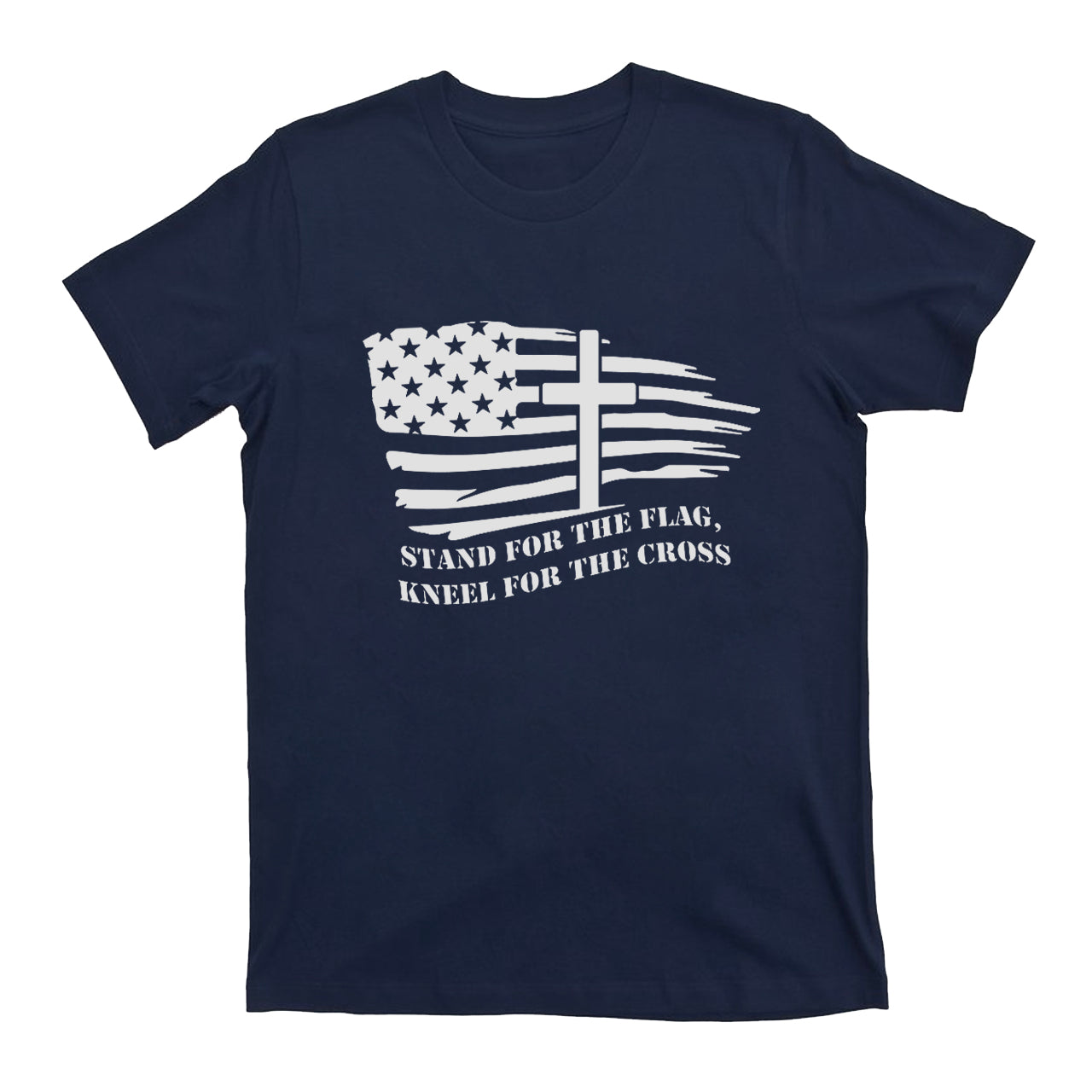 American Flag With Cross T-shirt