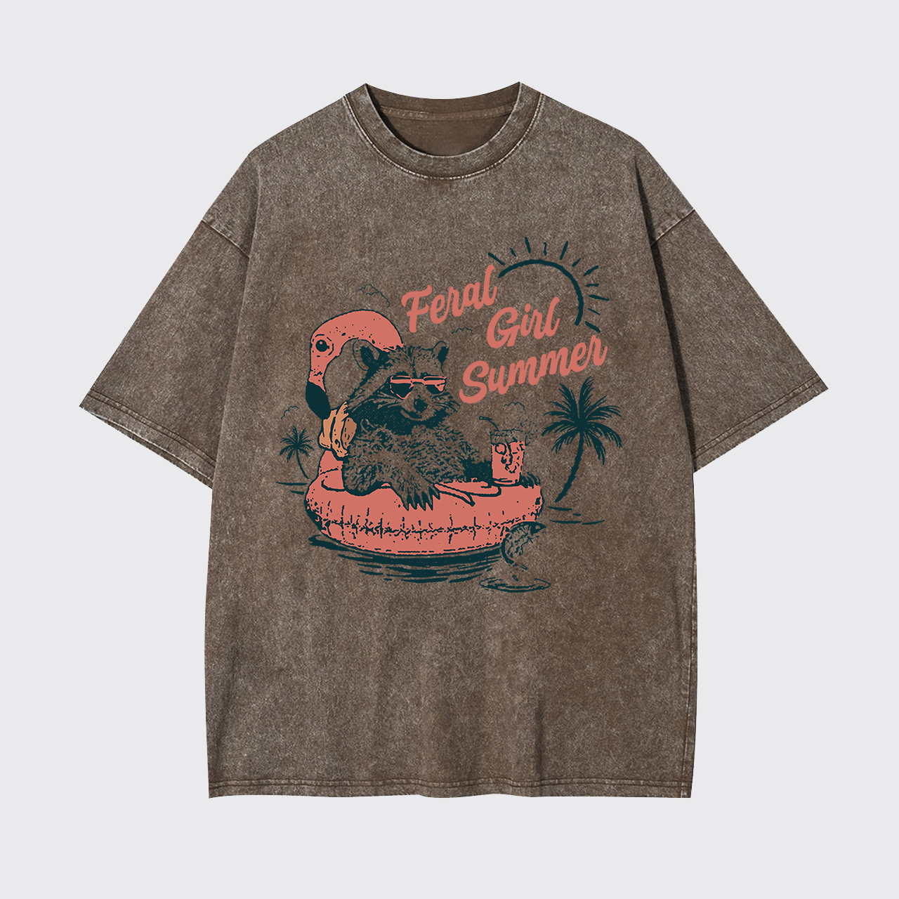 Feral Girl Summer Garment-dye Tees