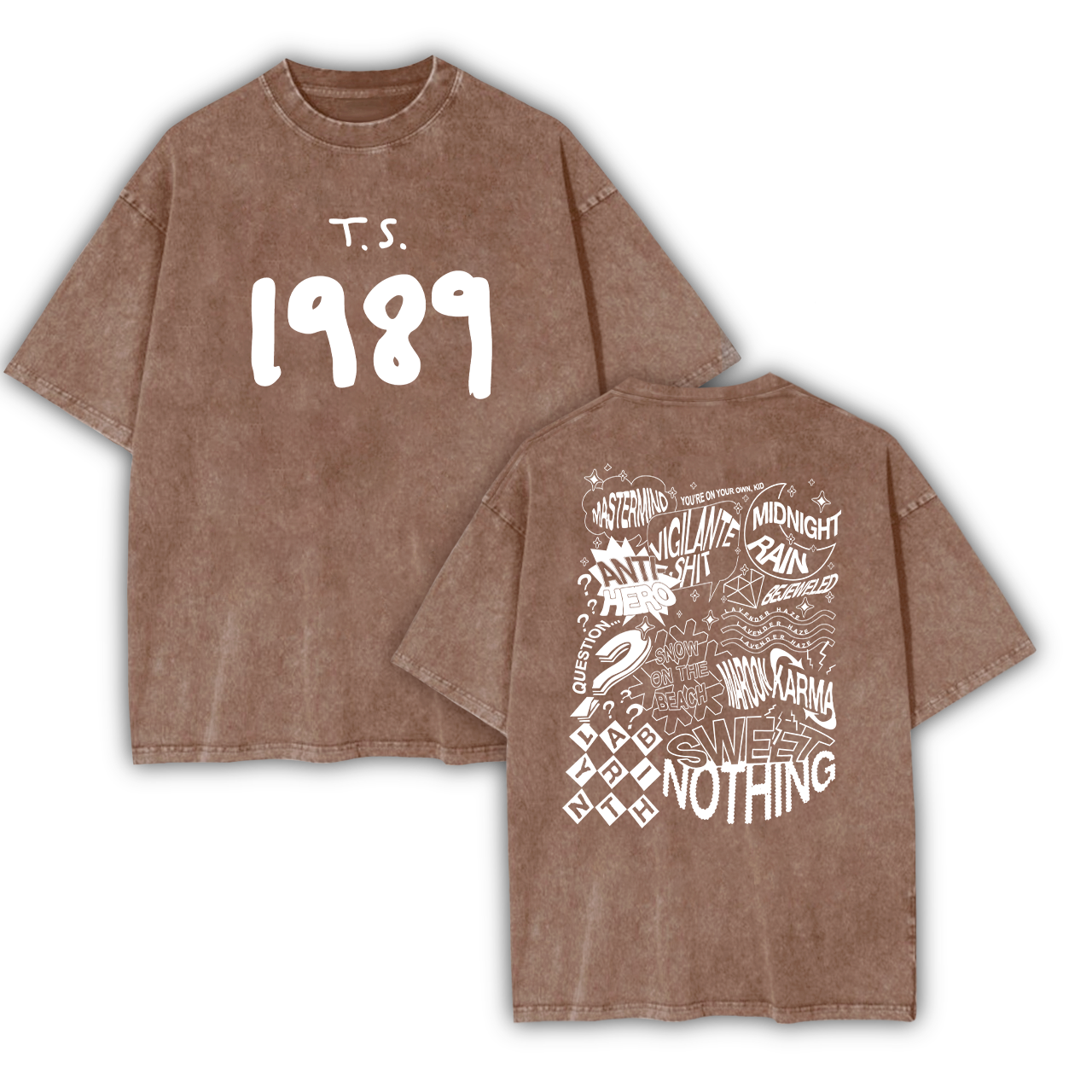T.S. 1989 Midnight Garment-dye Tees