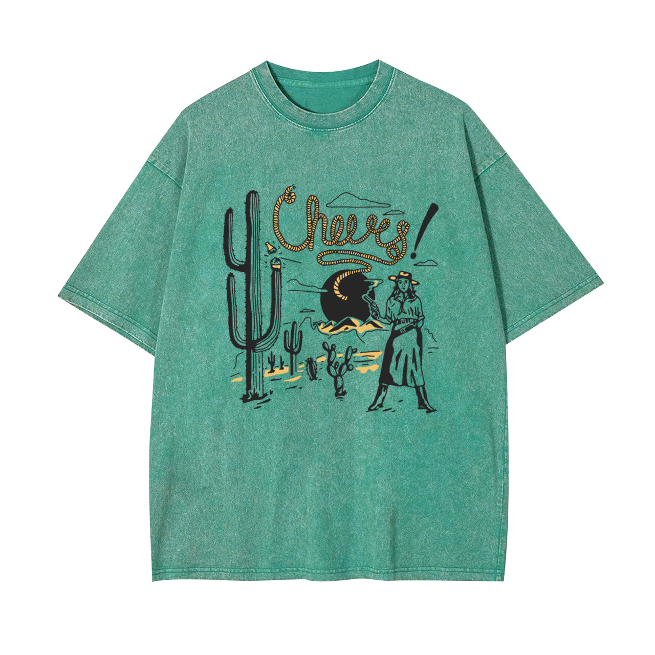 Cheers Cowgirls Garment-dye Tees