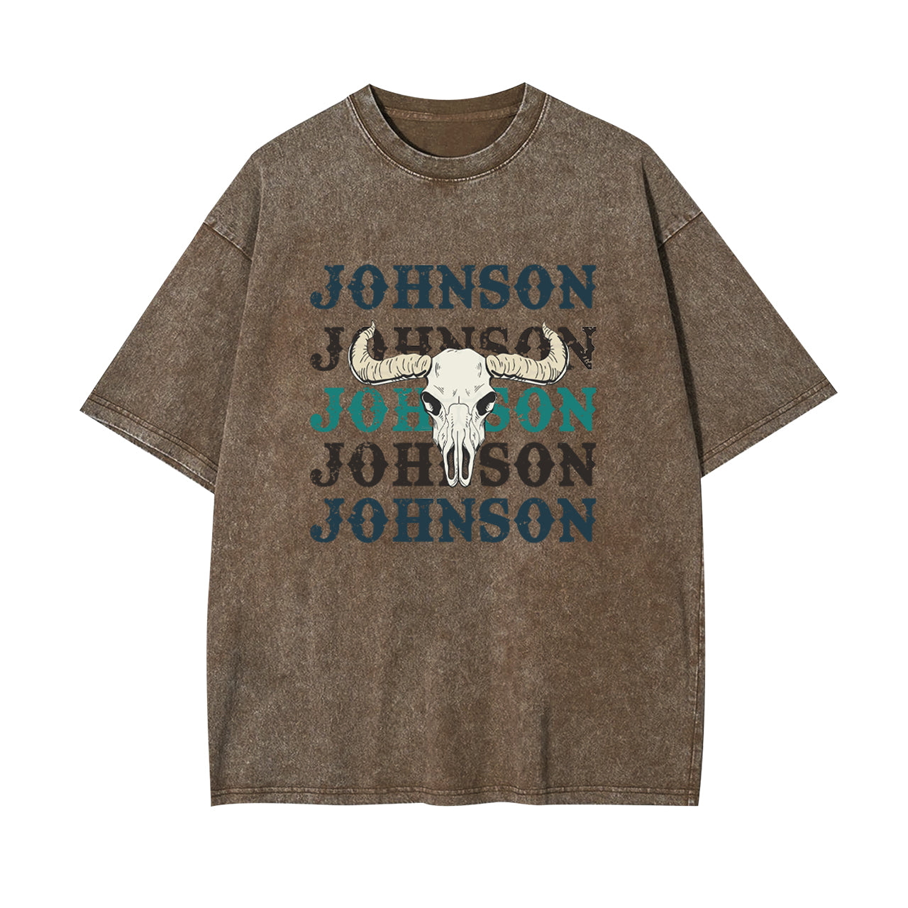 Johnson Western Cowboy Garment-dye Tees
