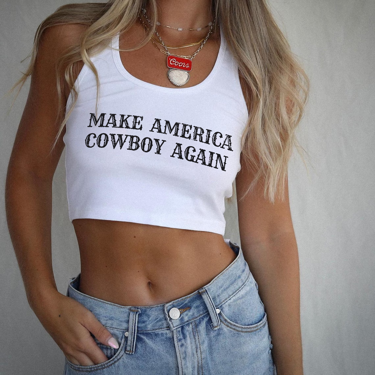 Make America Cowboy Again Tank Top