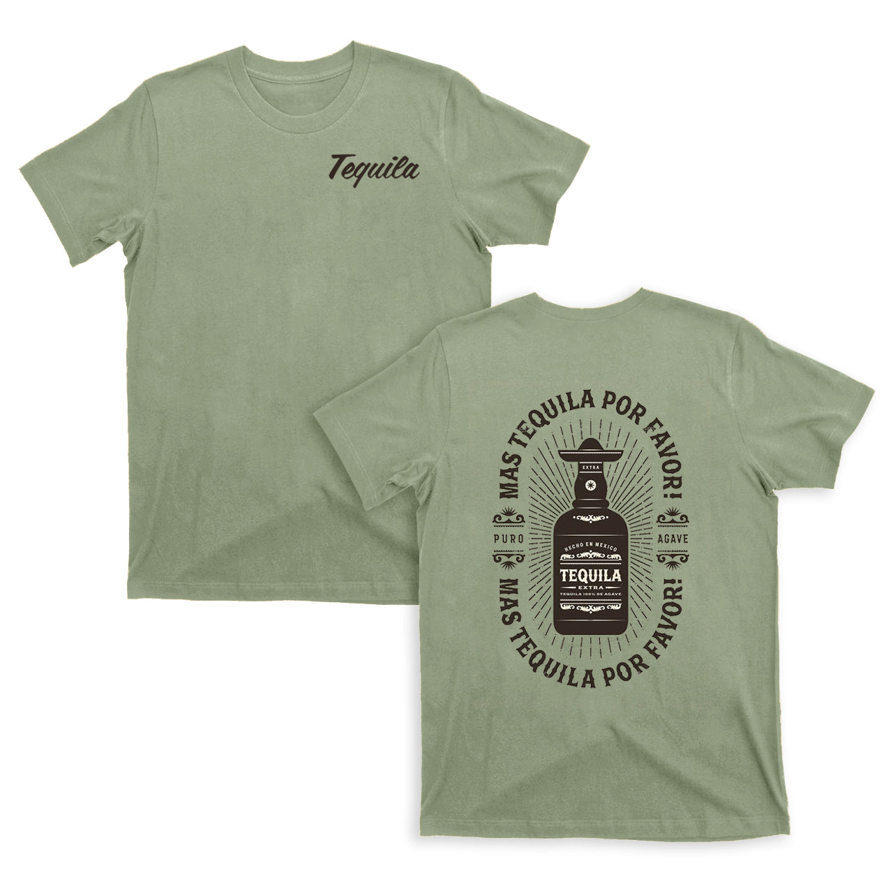Vintage Mas Tequila T-Shirts
