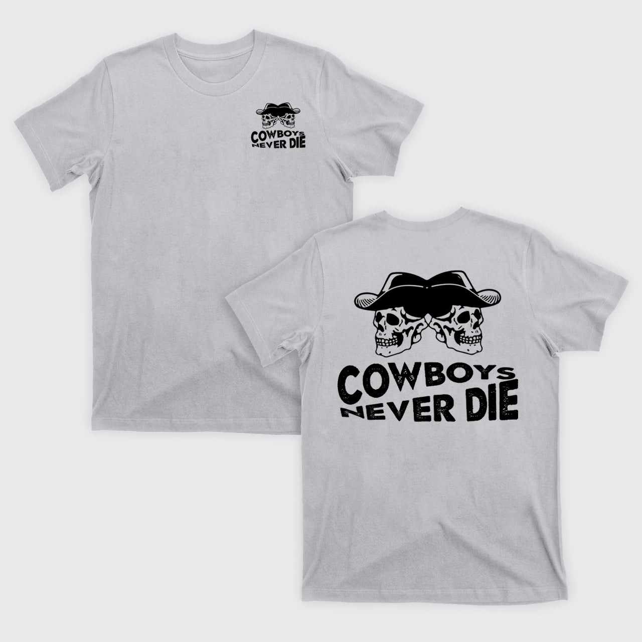 Cowboys Never Die Skeleton T-Shirts