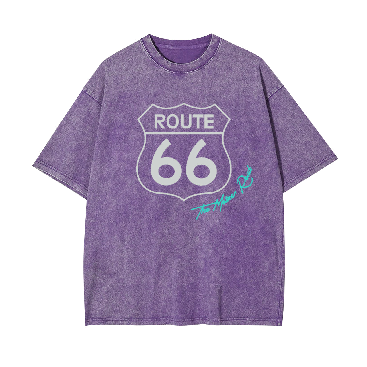 Historic US Route 66 Mother Road Garment-dye Tees