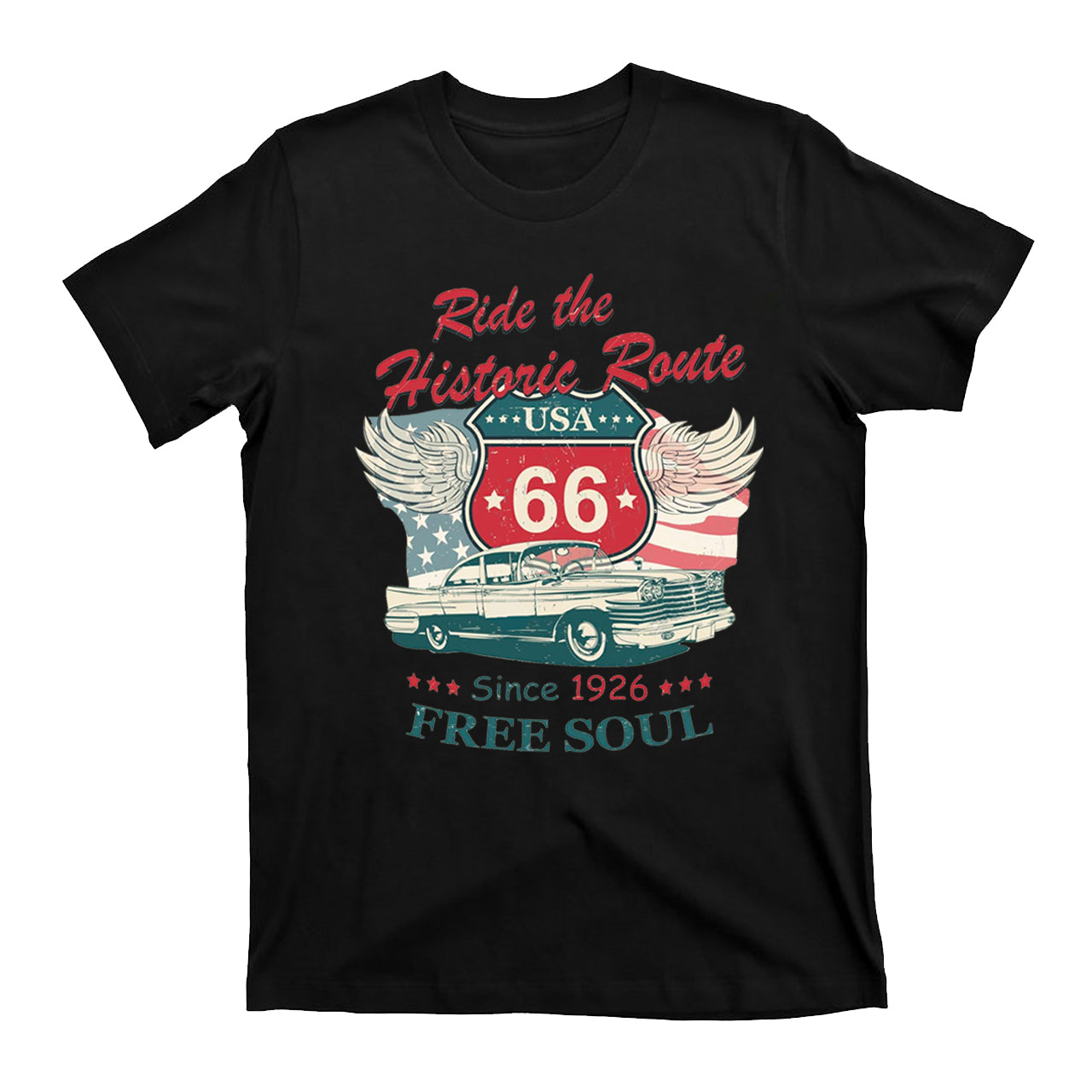 1926 Free Soul Route 66 T-Shirts