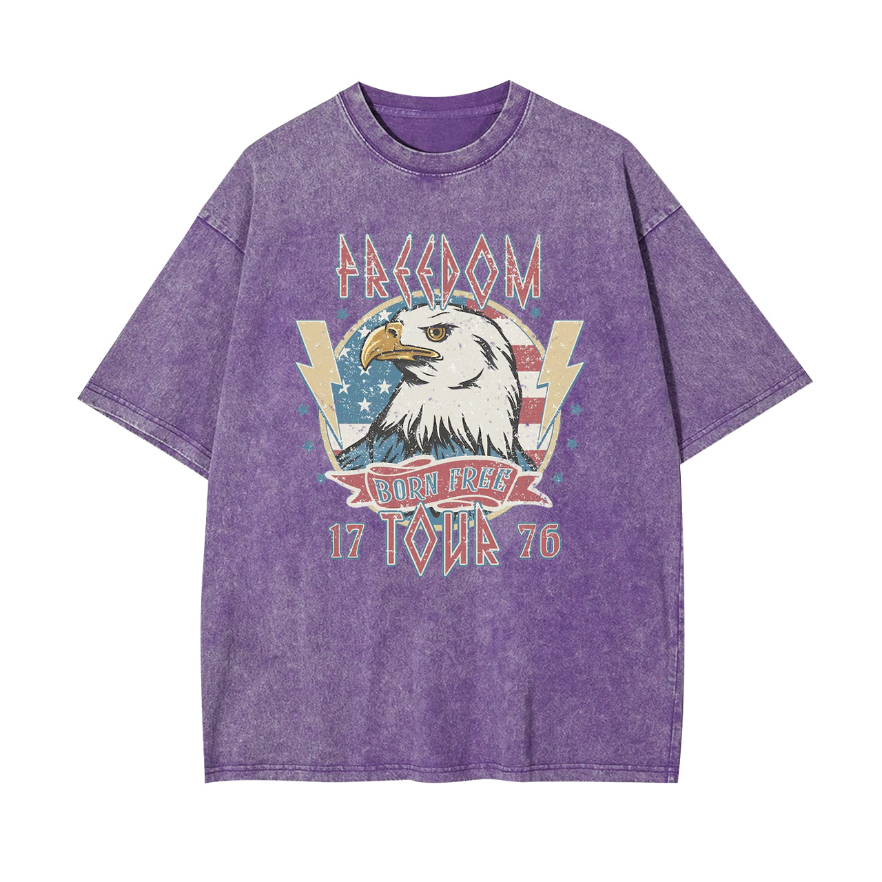 Born Free 1776 Garment-dye Tees