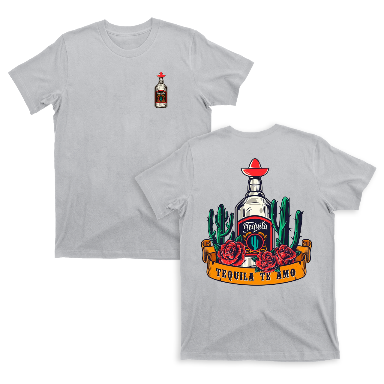 The Retro Concept Of Tequila T-Shirts