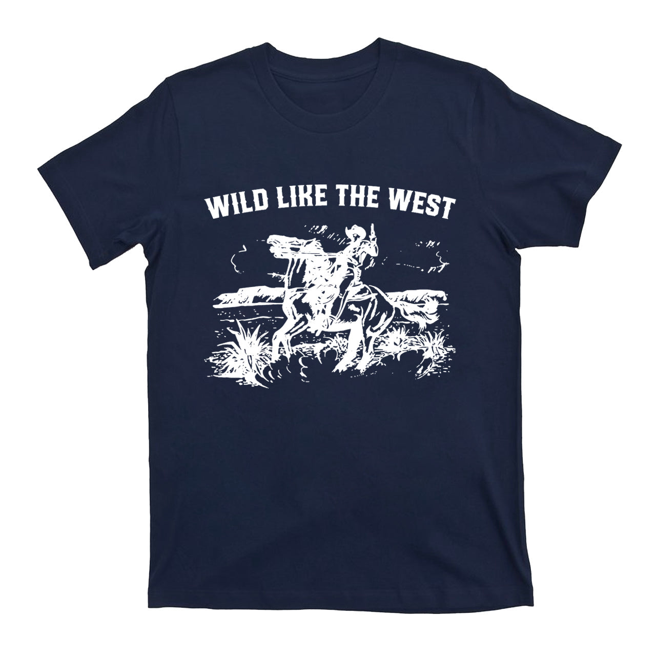 Wild Like The West Cowboy T-shirts