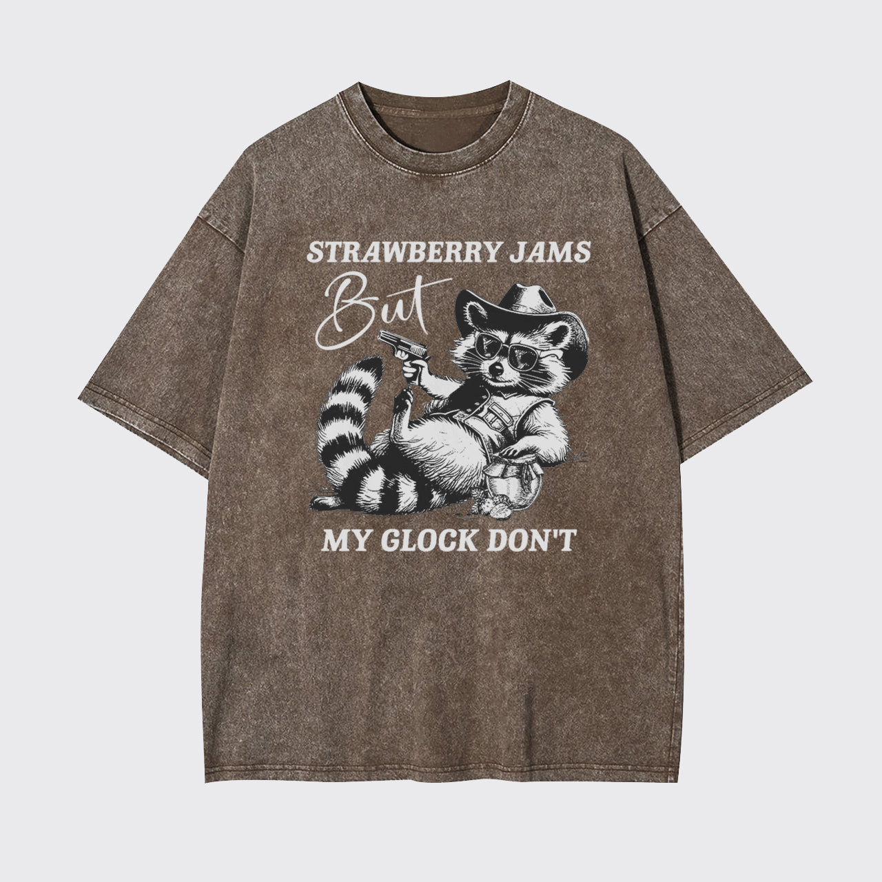 Funny Trash Raccoon Garment-dye Tees