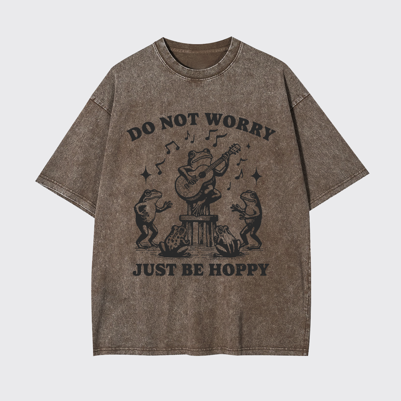 Do Not Worry Just Be Hoppy Garment-dye Tees