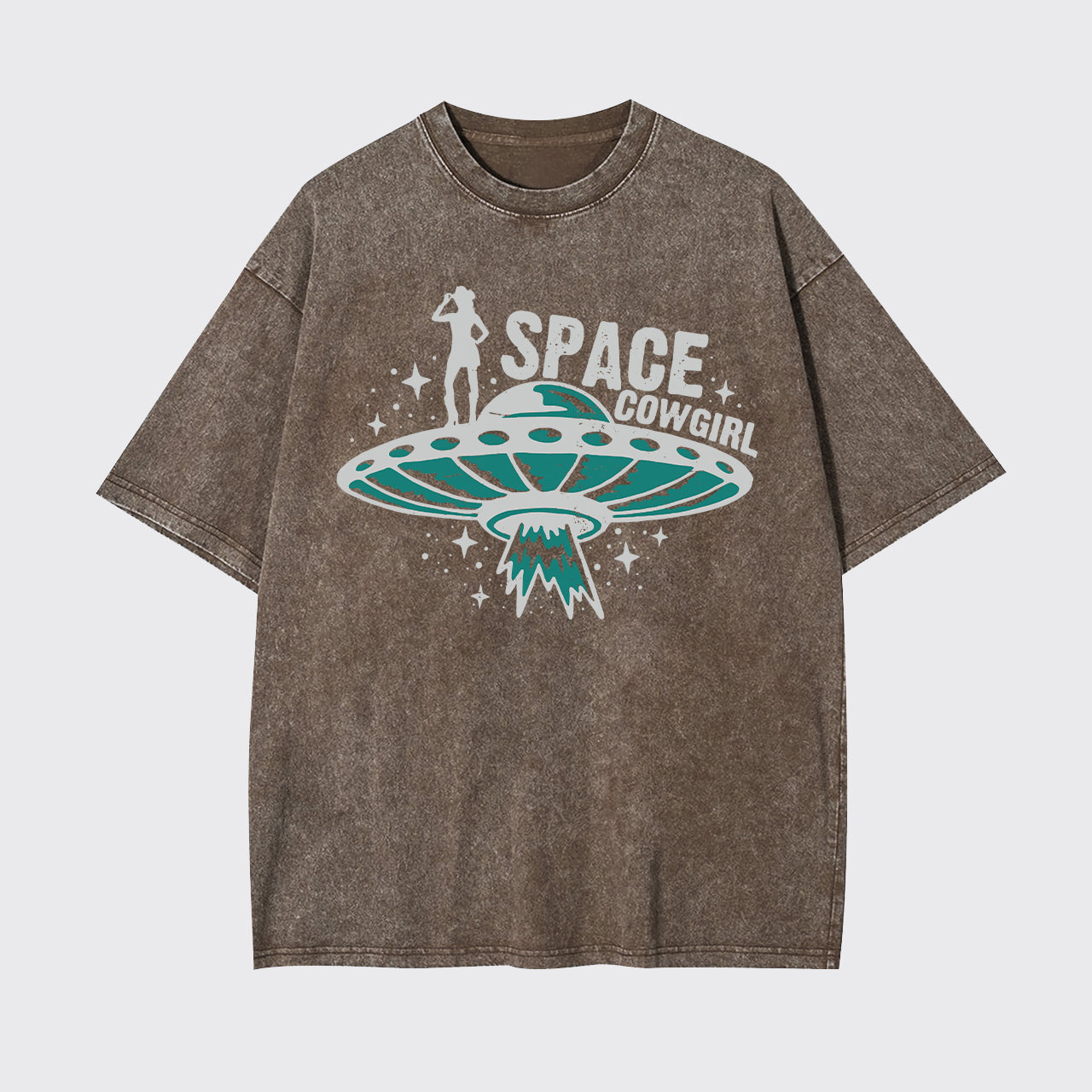 The Cowgirl Is Here To Pick You Up Garment-dye Tees