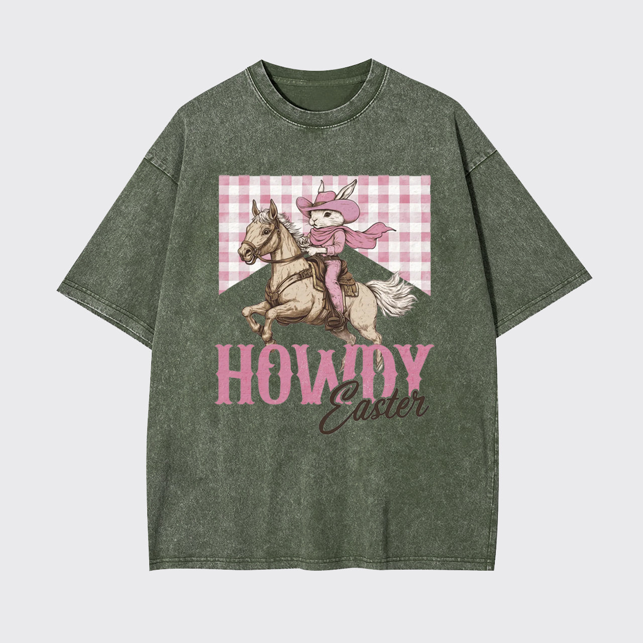 Western Easter Bunny Garment-dye Tees