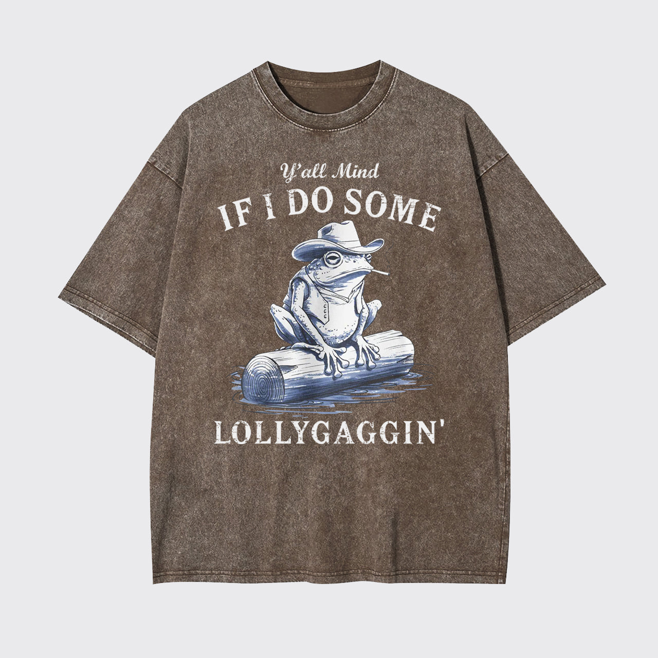Vintage Cowboy Frog Garment-dye Tees