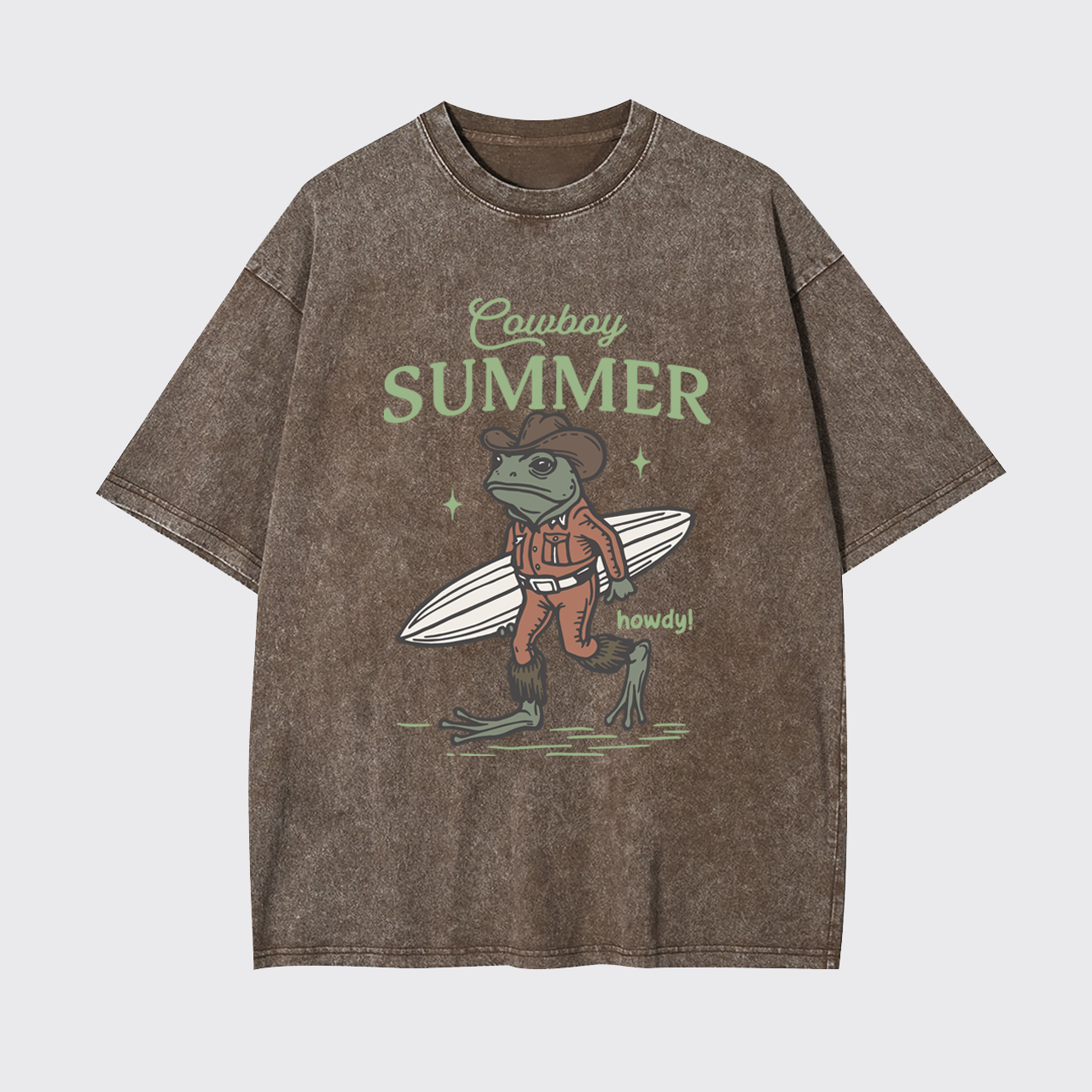 Retro Cowboy Summer Garment-dye Tees