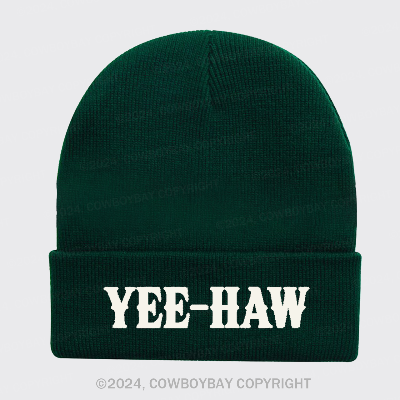 YEE-HAW Embroidered Knitted Beanie
