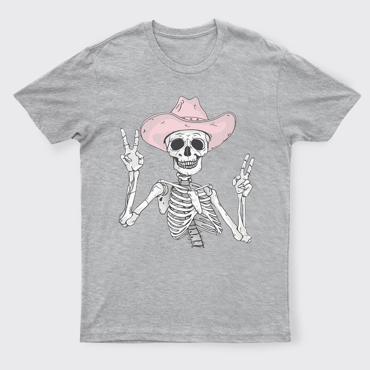 The Pink Skull Is Halloween T-Shirts