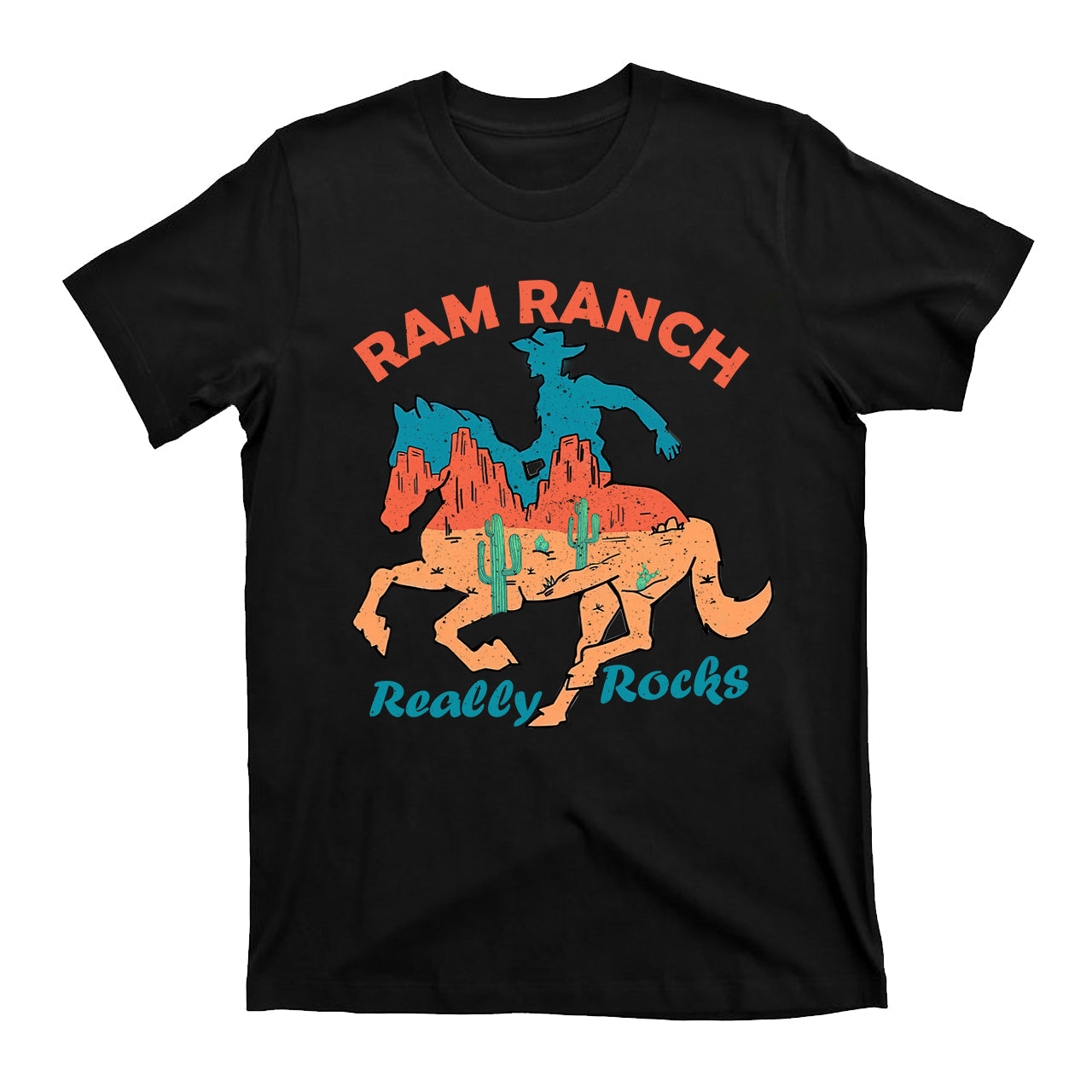 Ram Ranch Really Rocks Cowboy T-Shirts