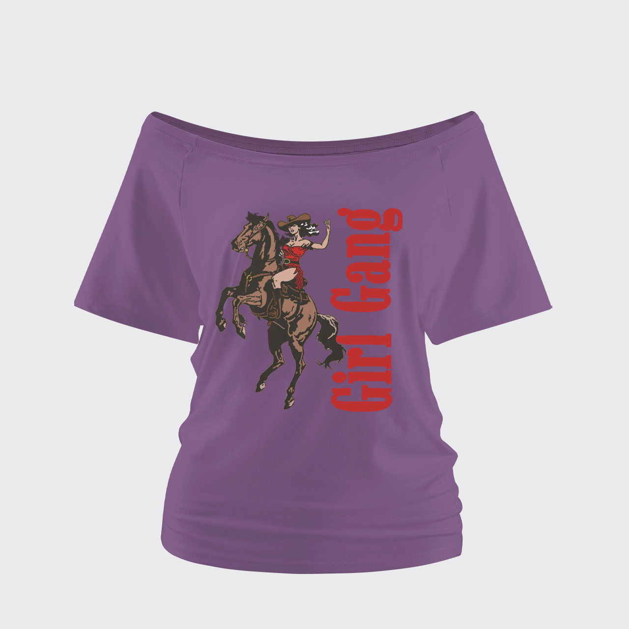 Cowgirl Gang Off Shoulder Top