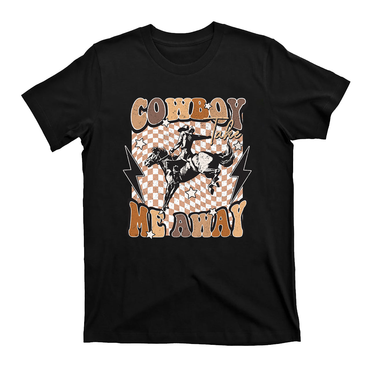 Cowboy Take Me Away Vintage T-Shirts
