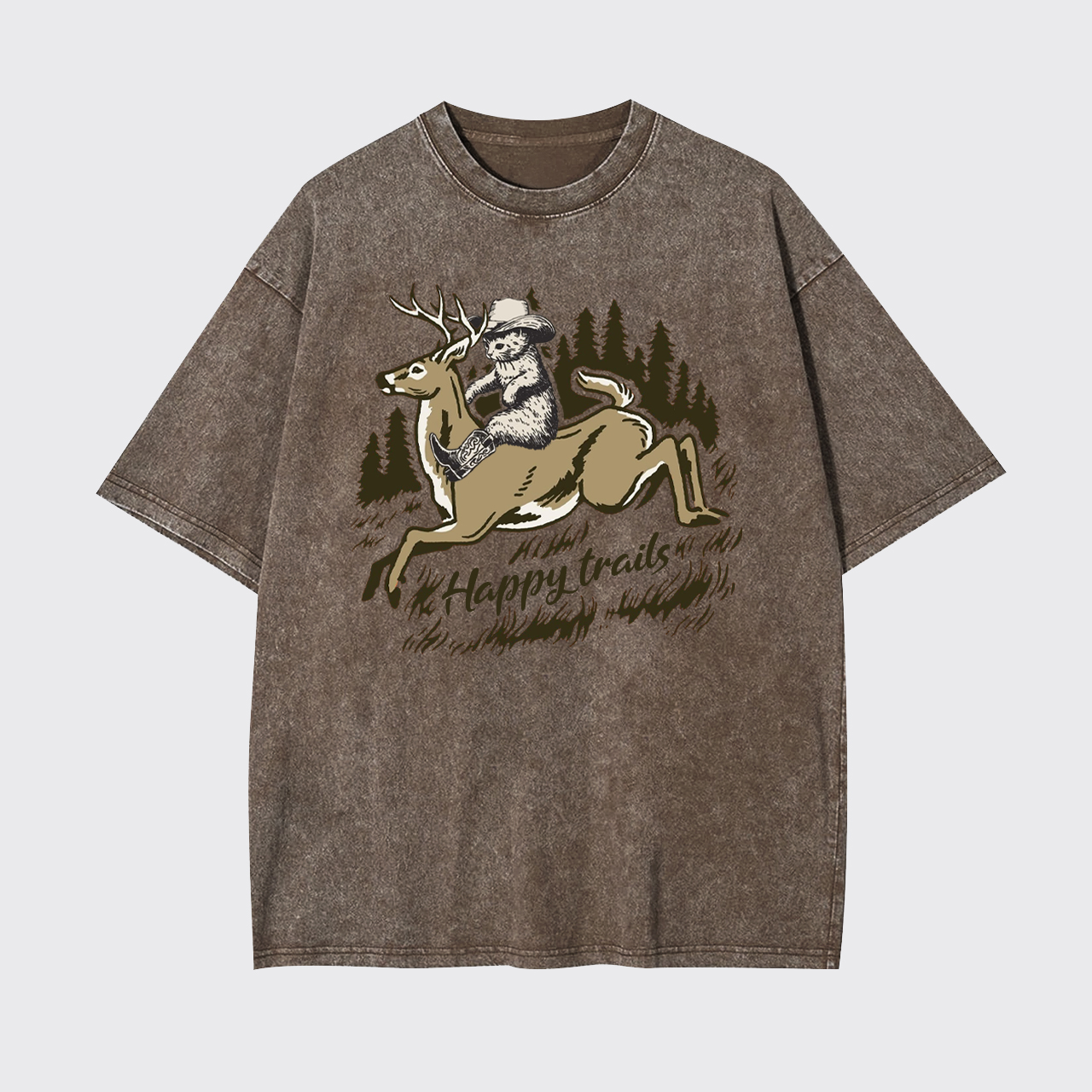 Happy Trails Garment-dye Tees