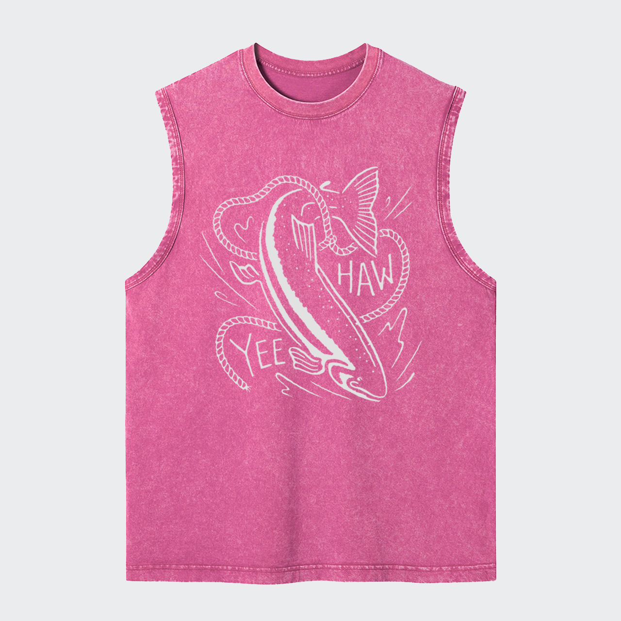 Ride the Wave Yee-Haw Washed Tanks