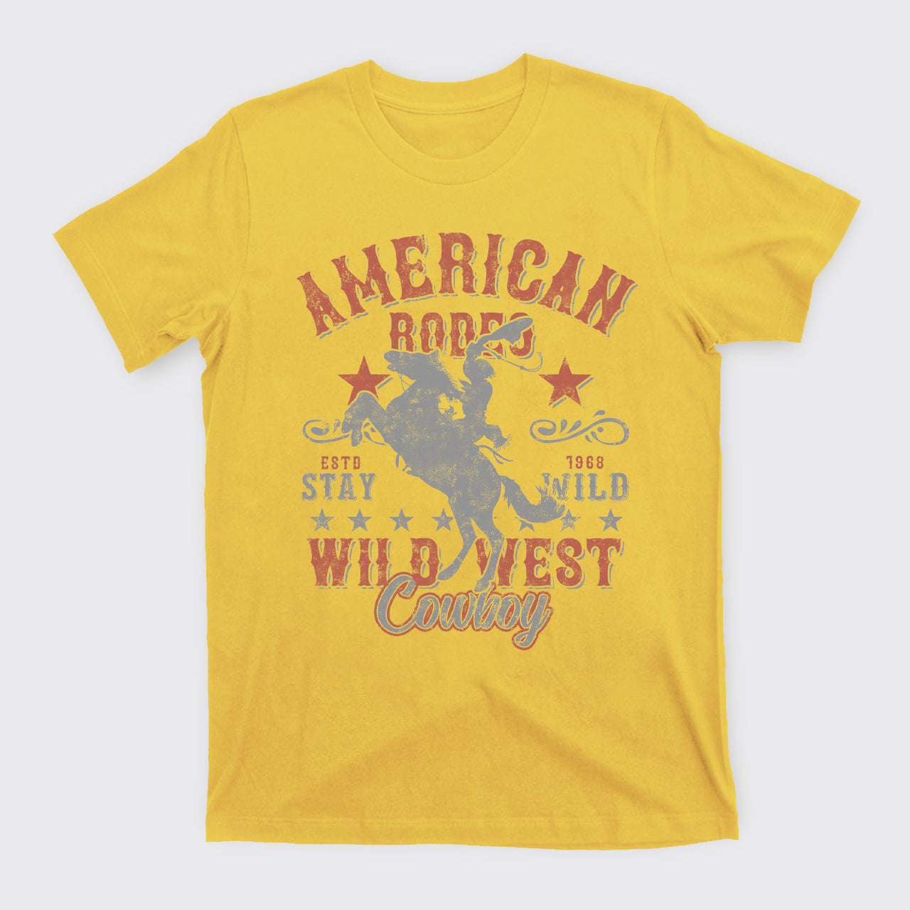 American Rodeo Wild West Cowboy T-Shirts