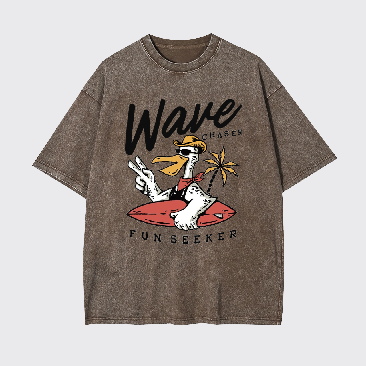 Wave Chaser Fun Seeker Garment-dye Tees