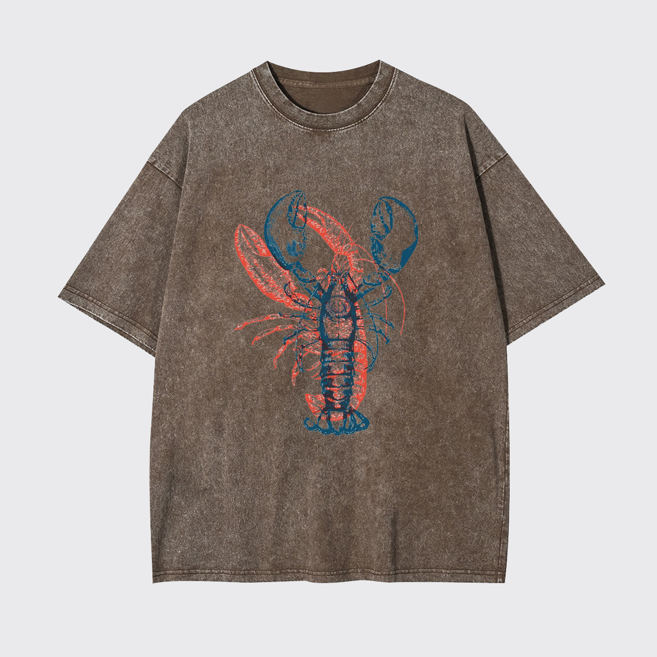 Lobster Cowboy of the Sea Garment-dye Tees