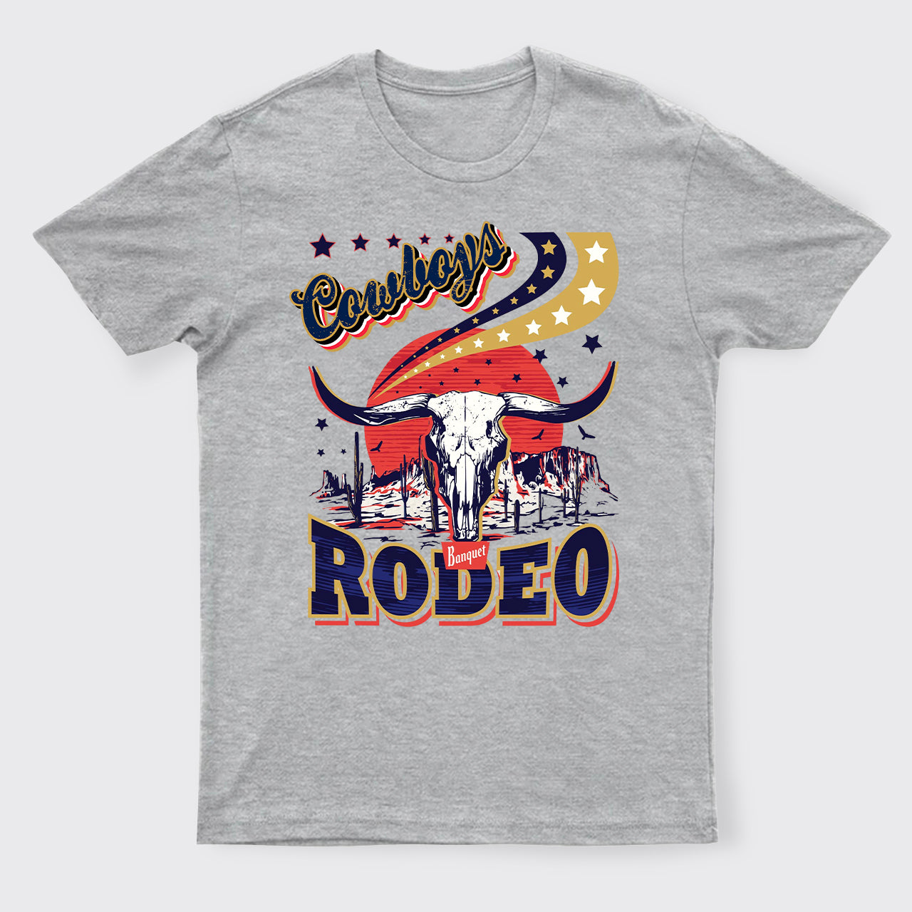 Cowboy Banquet Rodeo Western Country T-Shirts