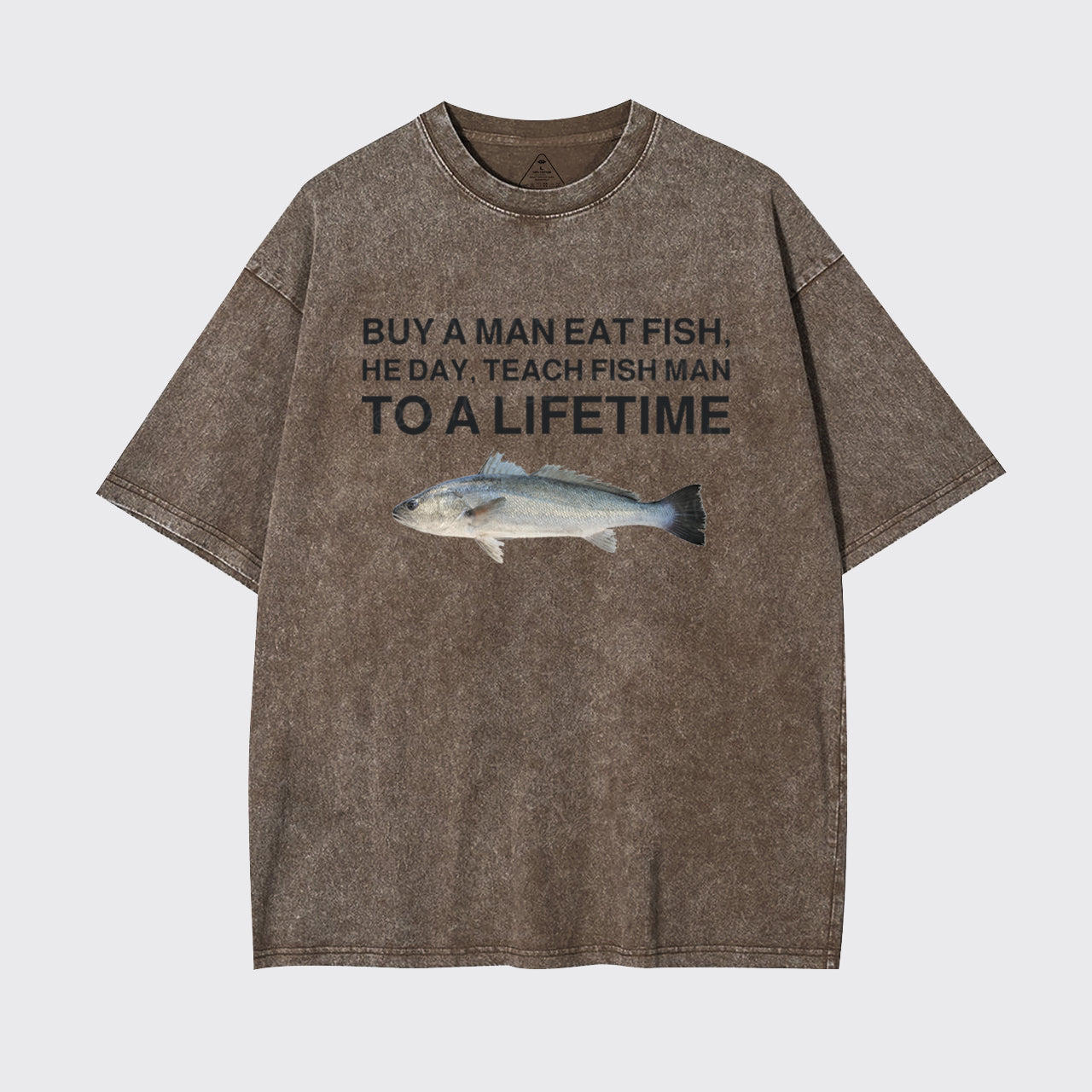 Buy A Man Eat Fish Garment-dye Tees