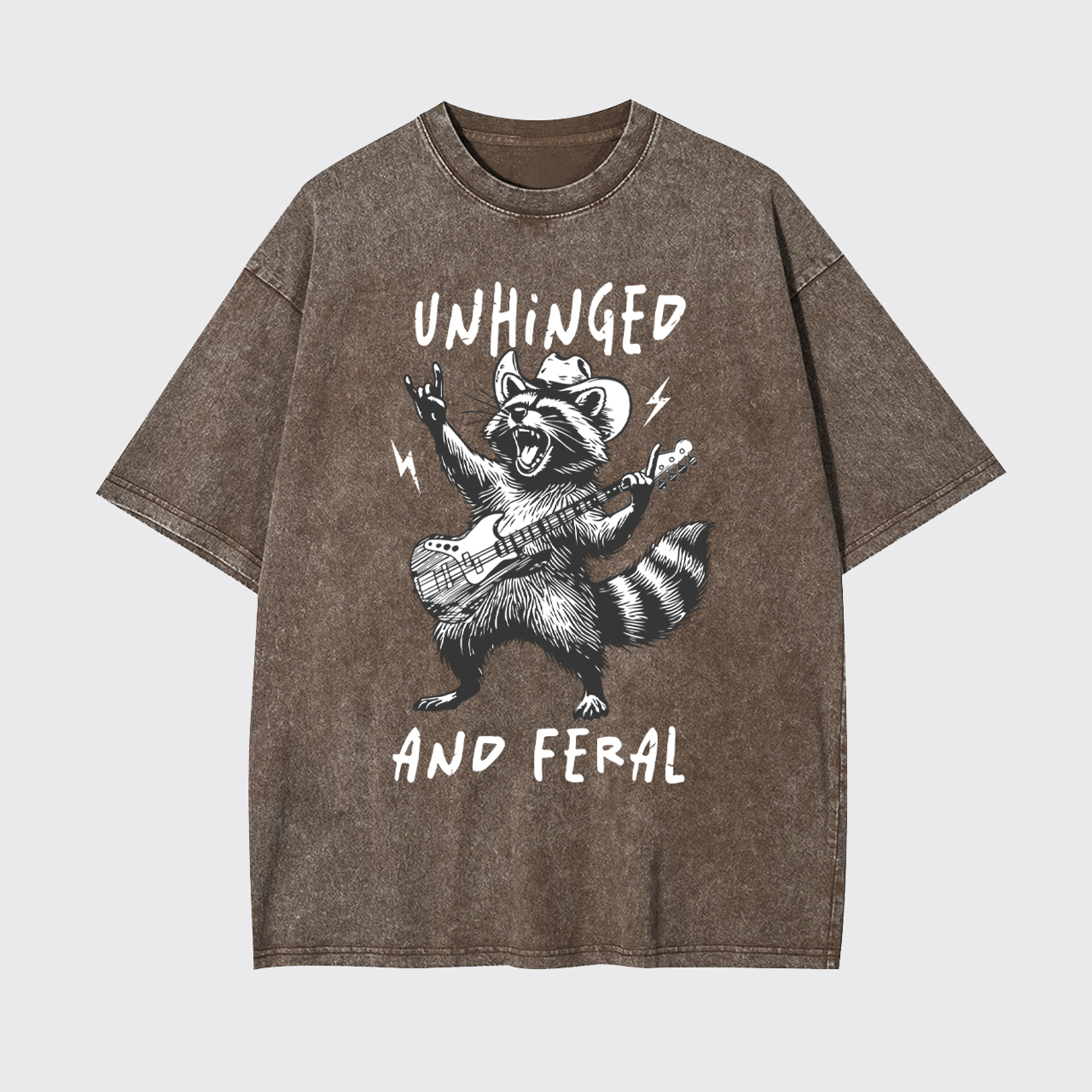 Unhinged And Feral Garment-dye Tees