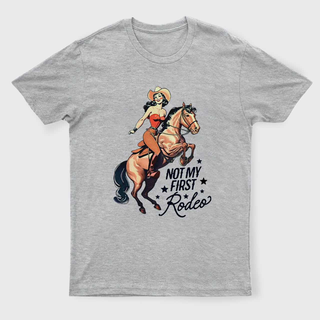 Retro Rodeo Cowgirl T-Shirts