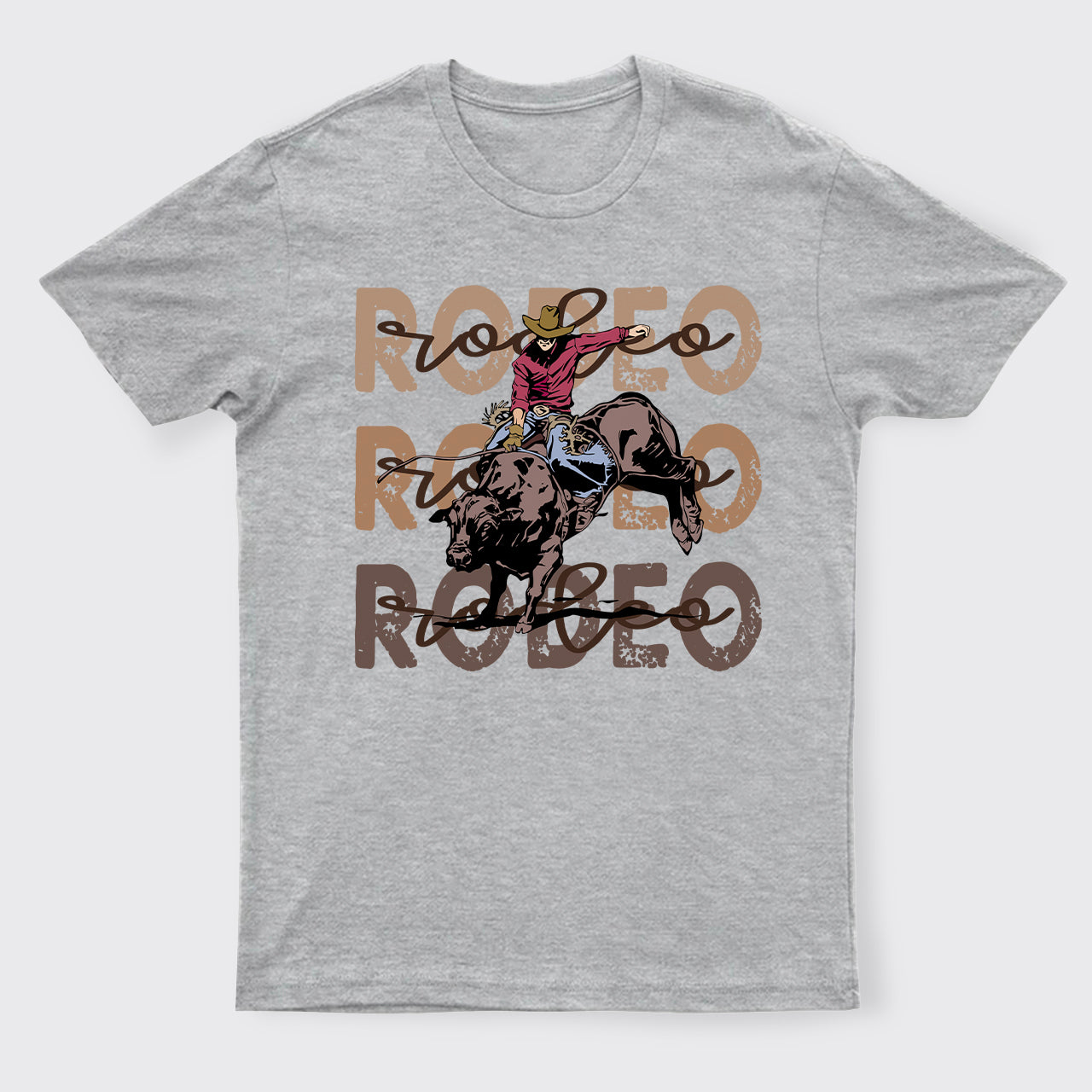 Retro Rodeo Western Cowboy T-Shirts