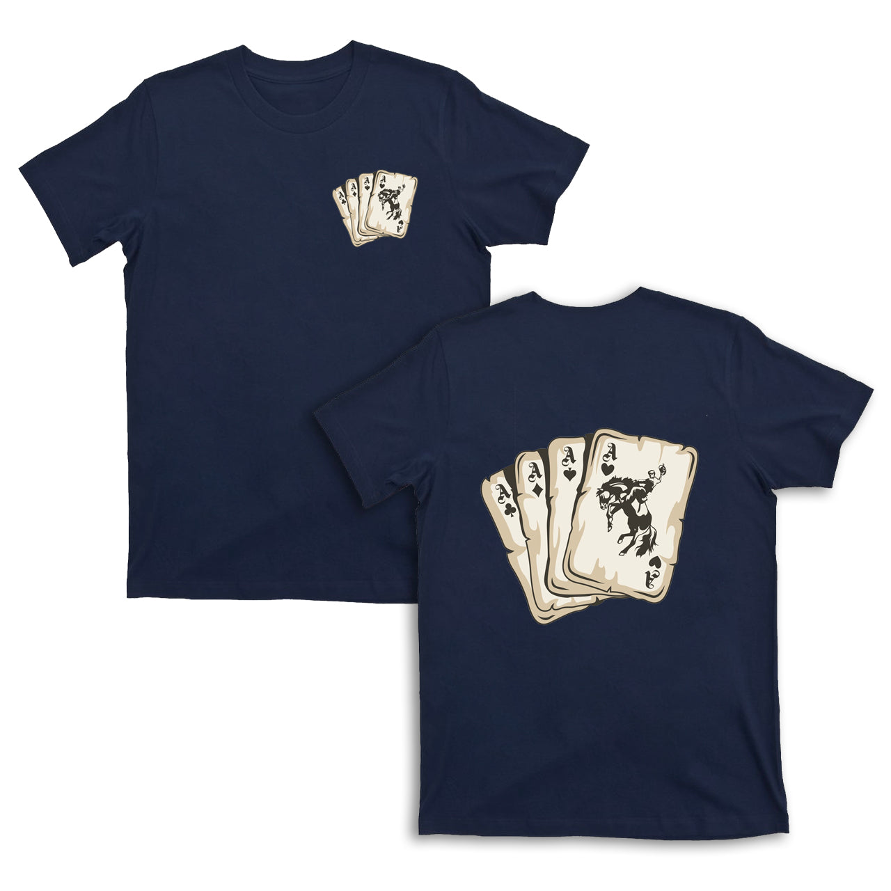 Cowboy Playing Cards  T-Shirts